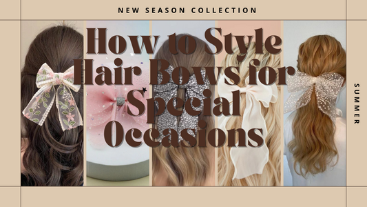 How to Style Hair Bows for Special Occasions
