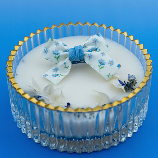 Floral Pattern Hair Bow