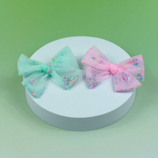 Bows with Floating Sparkles