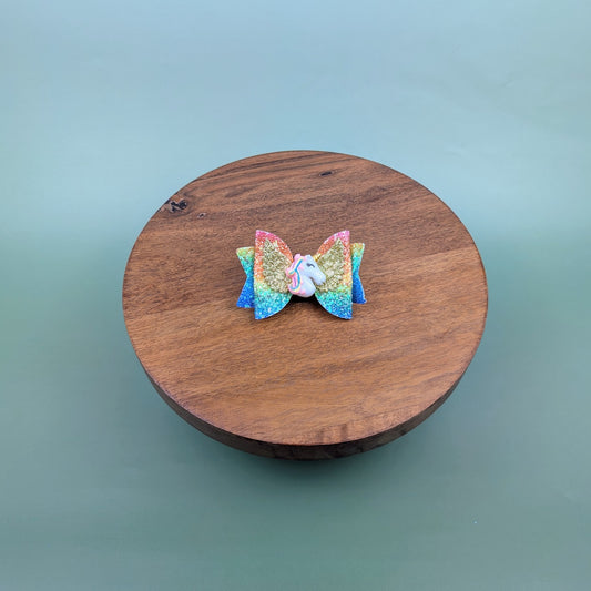 Sparkly Unicorn Bows
