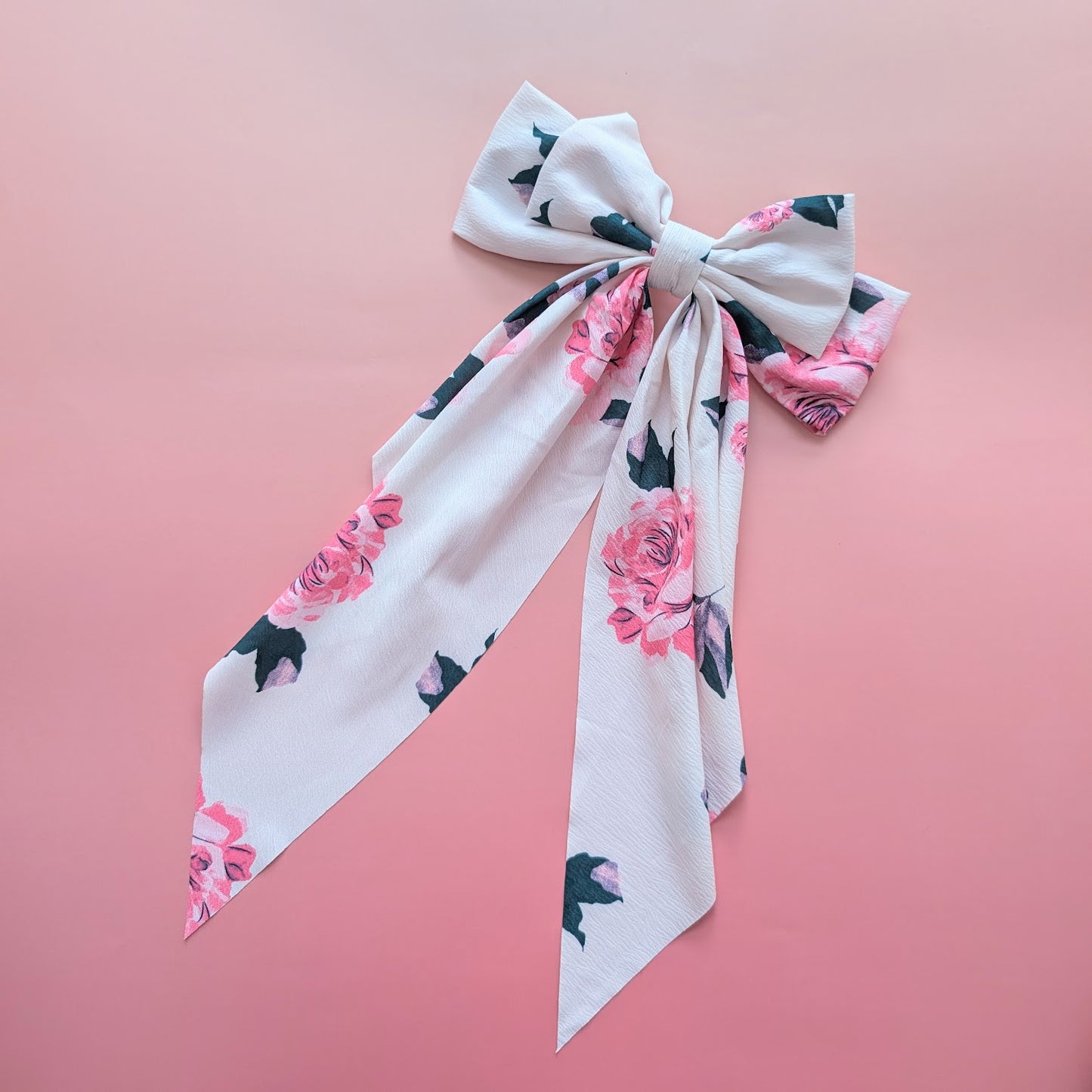 Printed Oversized Hair Bow
