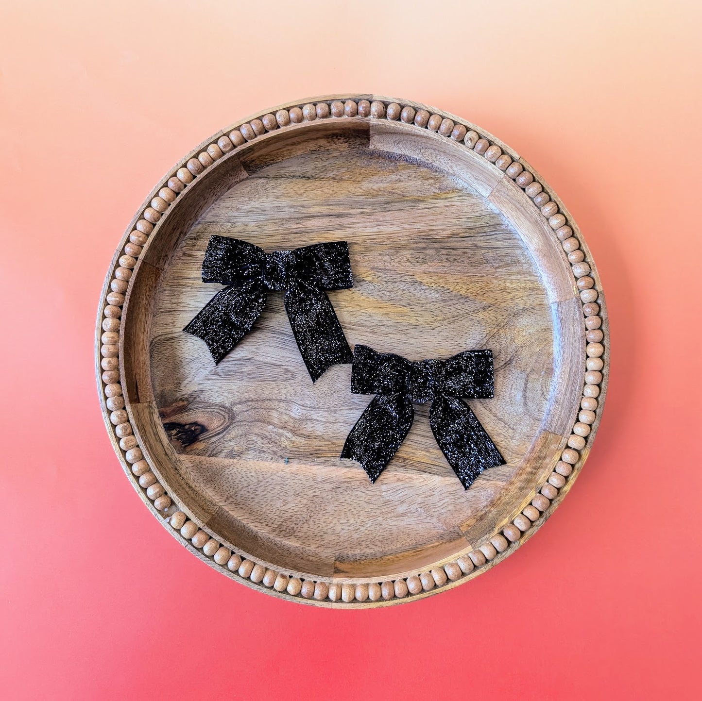 Velvet Glitter Bows