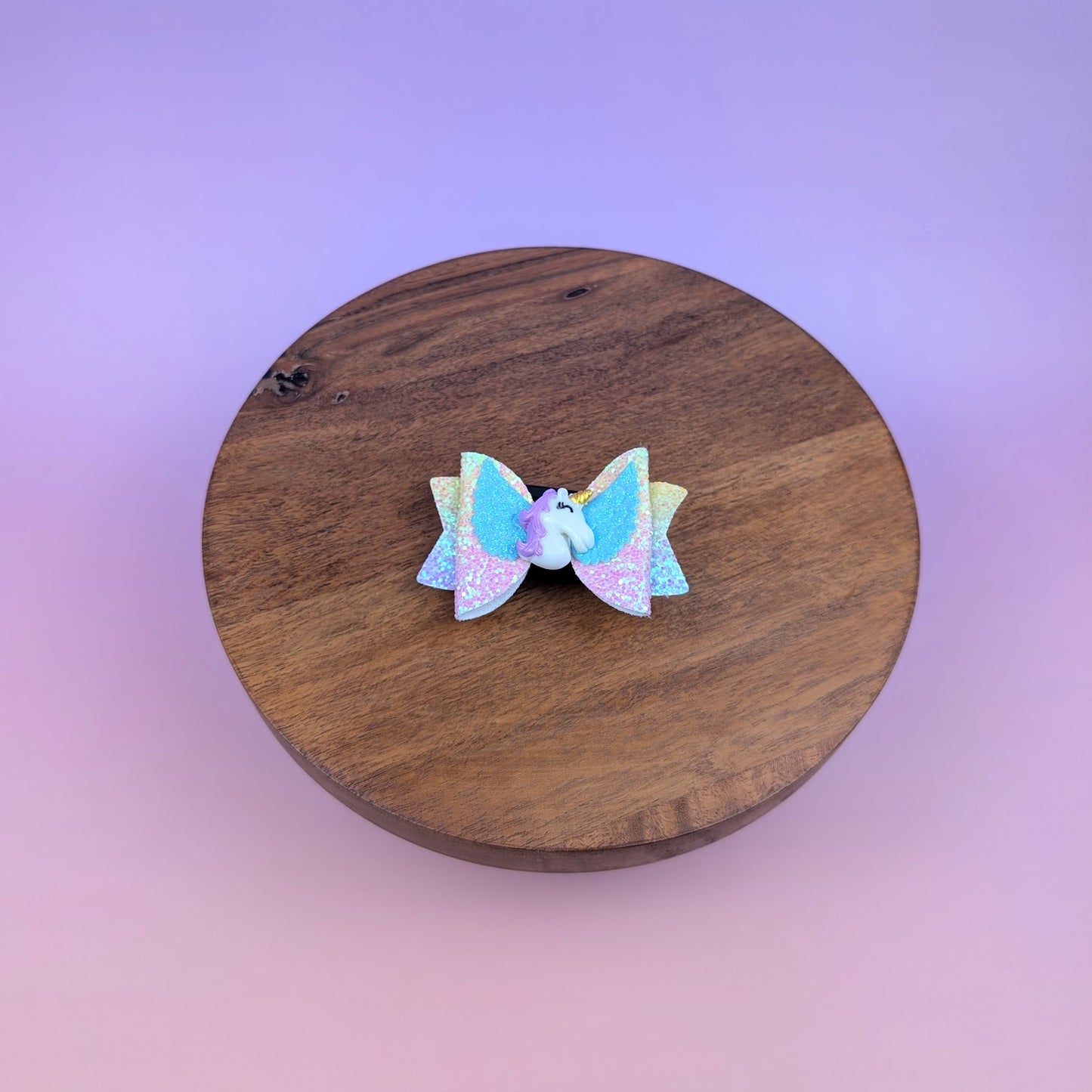 Sparkly Unicorn Bows