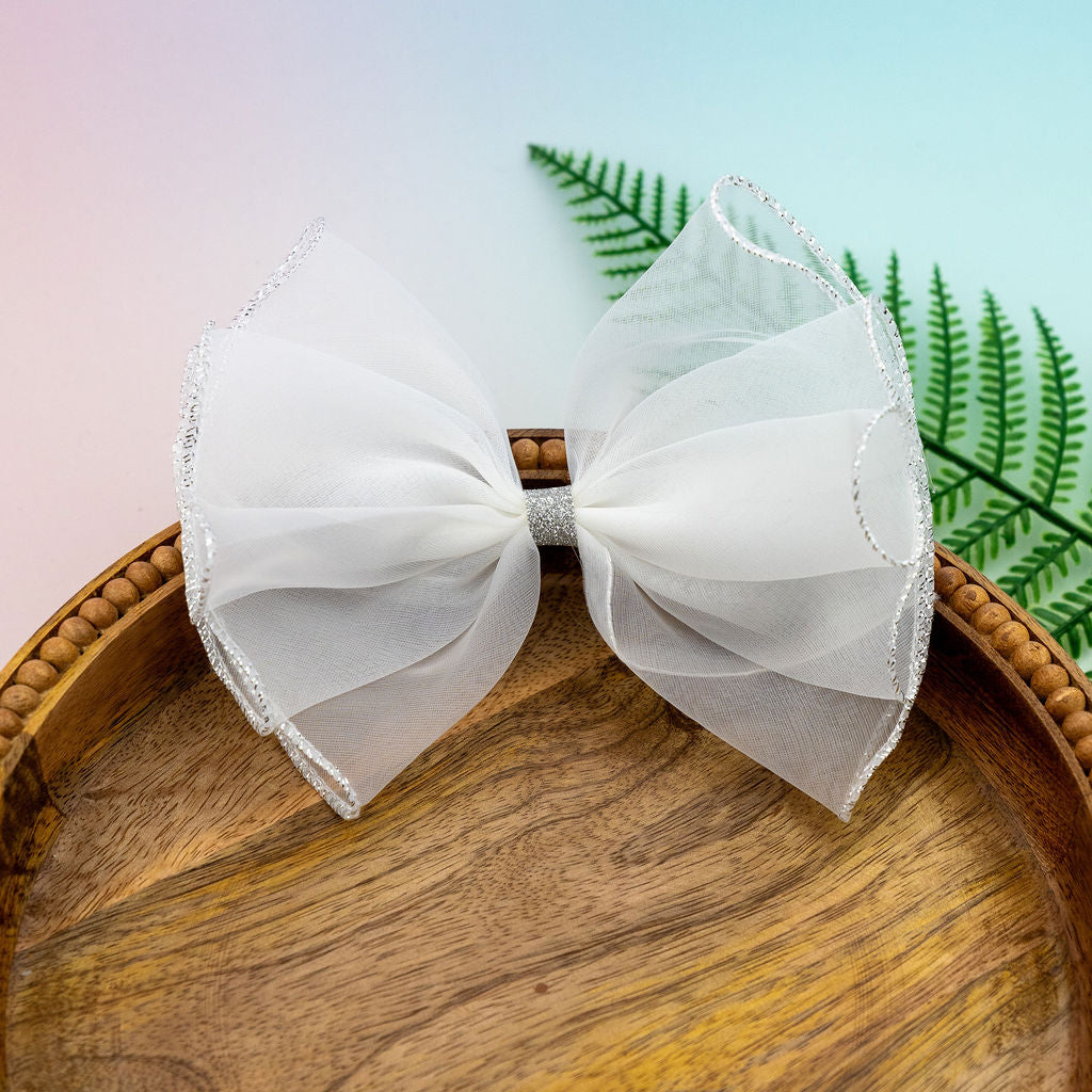 Large Organza Hair Bow