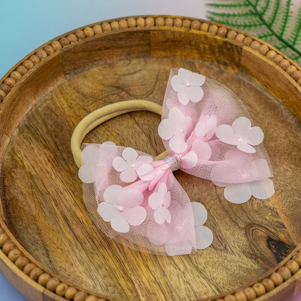 Flower Headband with 3D Flowers