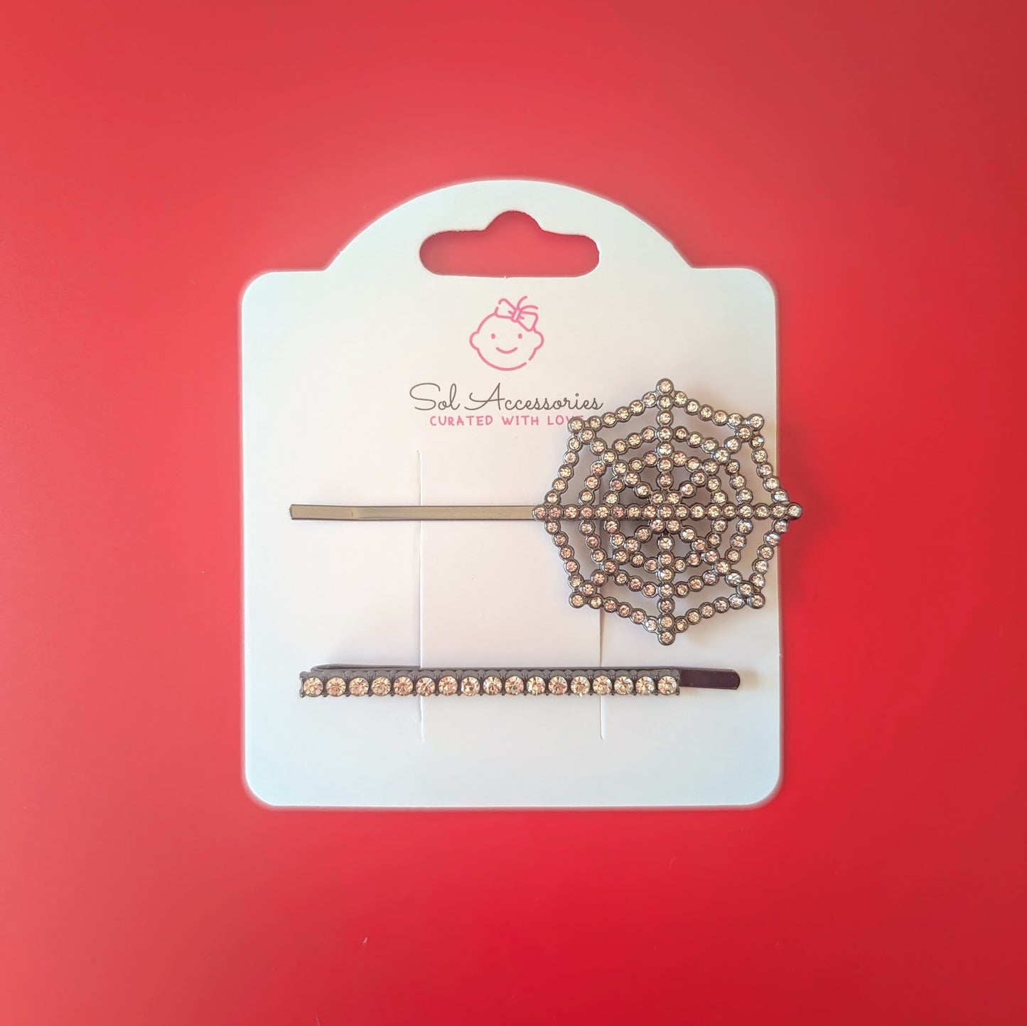Spider Web Hair Barrette