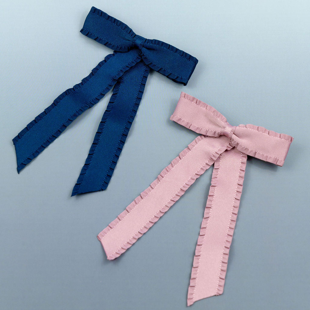 Set of 2 Long Tail Hair Bows