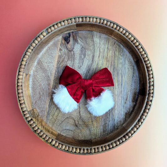 Santa Hair Bow